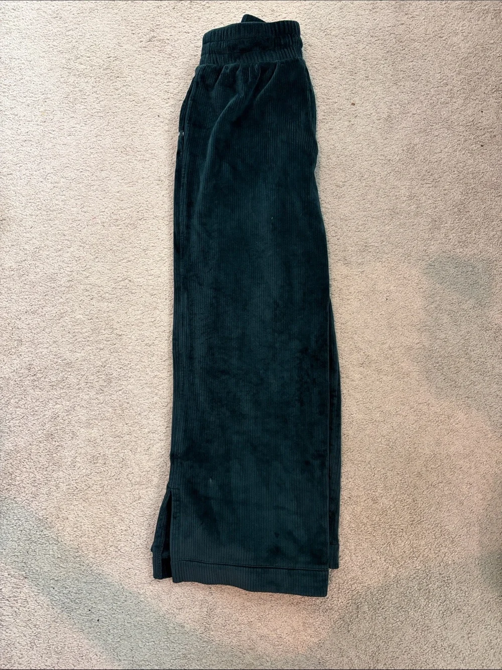 Athleta Kids Wide-Leg Corduroy Hoodie Set in Deep Teal